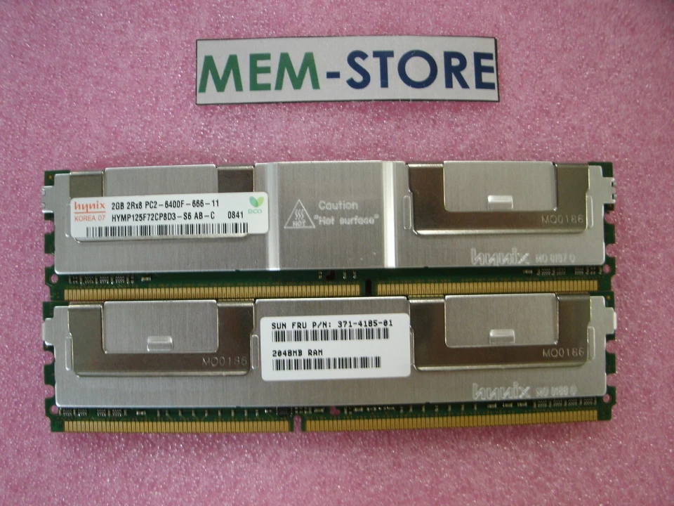 X5111A 371-4185-01 4GB (2x2GB) 800MHz ECC Memory Sun Fire X2250 E5462 Approved - Image 2 of 2