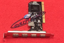 5 Port USB 2.0 High-Speed PCI Controller Card Adapter Hub 4 External &1 Internal