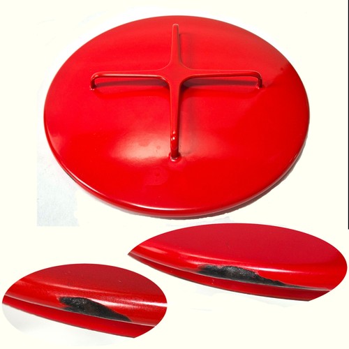 XL Vintage Dansk Kobenstyle Pot, Red Enamel, Jens Quistgaard, JHQ - Picture 13 of 14