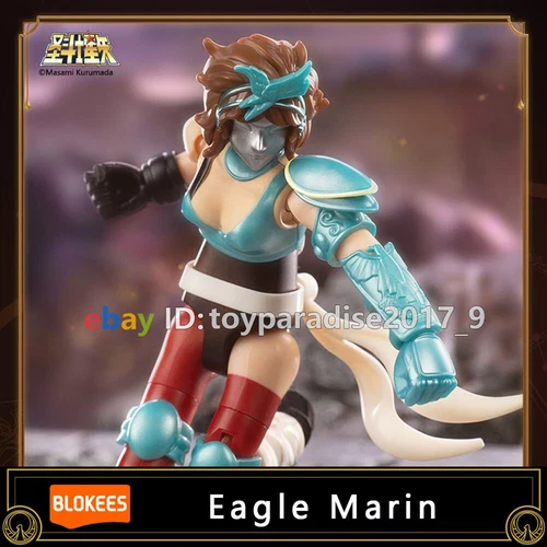 Saint Seiya Eagle Marin 4" Action Figure Cloth Model Kit Toy Blind Box Gift