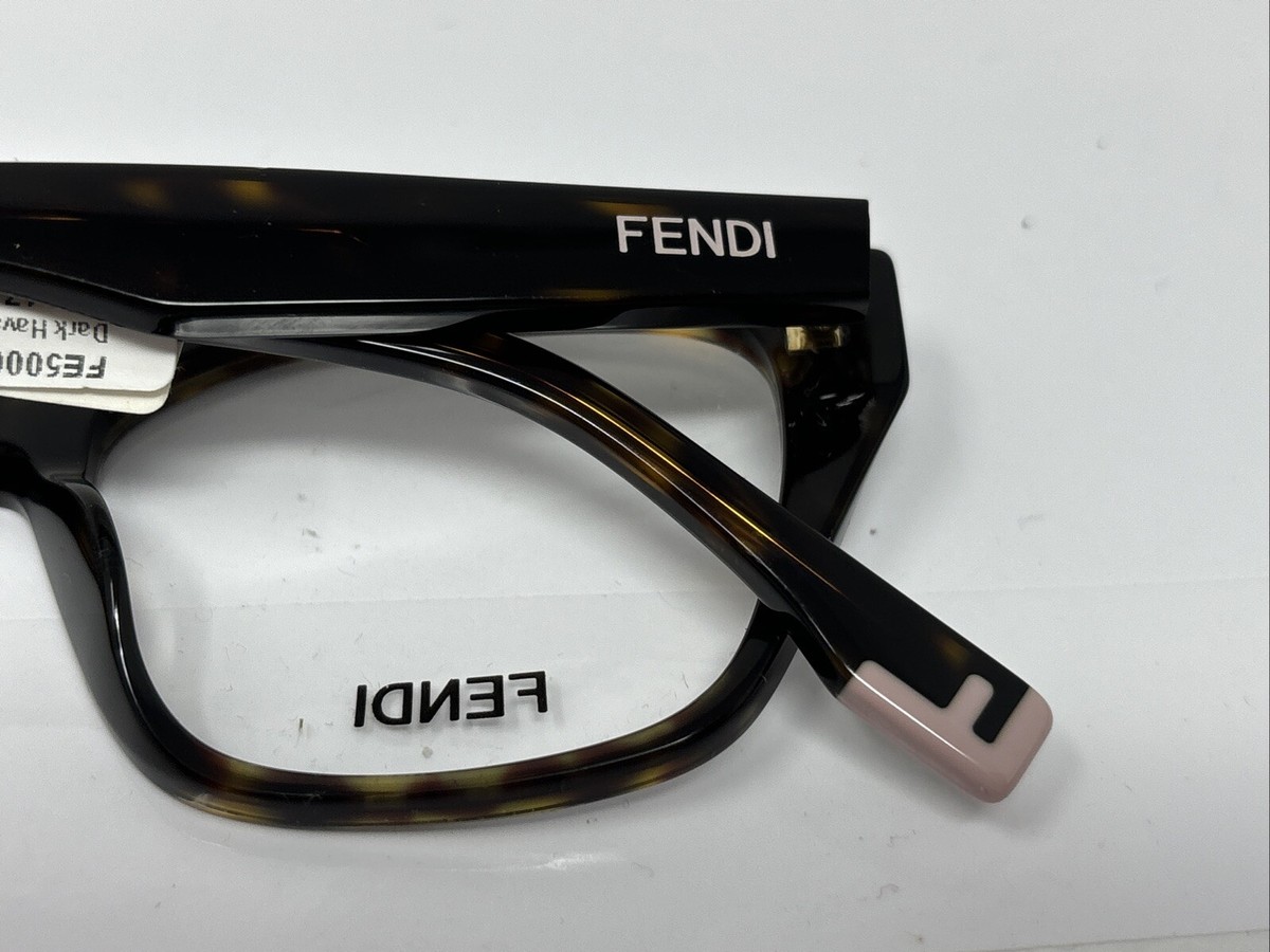 FENDI ラウントフレムメカネ FE50015I 052 Eyeglasses FENDI FE50001I 052 52-17 Tortoise in stock