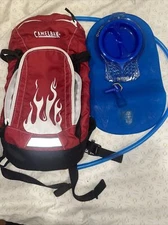 CamelBak Mini Mule Red & White Flame With 50 oz (1.5 L) Bladder