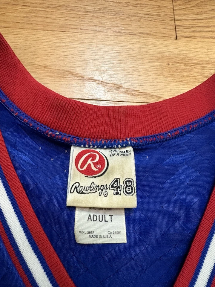 Camiseta deportiva de baloncesto de colección de los años 80/90 marca Rawlings Manchester Indiana #10 talla grande Foto 3 de 4