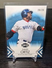 2012 Topps Triple Threads David Ortiz #42 Blue /25 Boston Red Sox