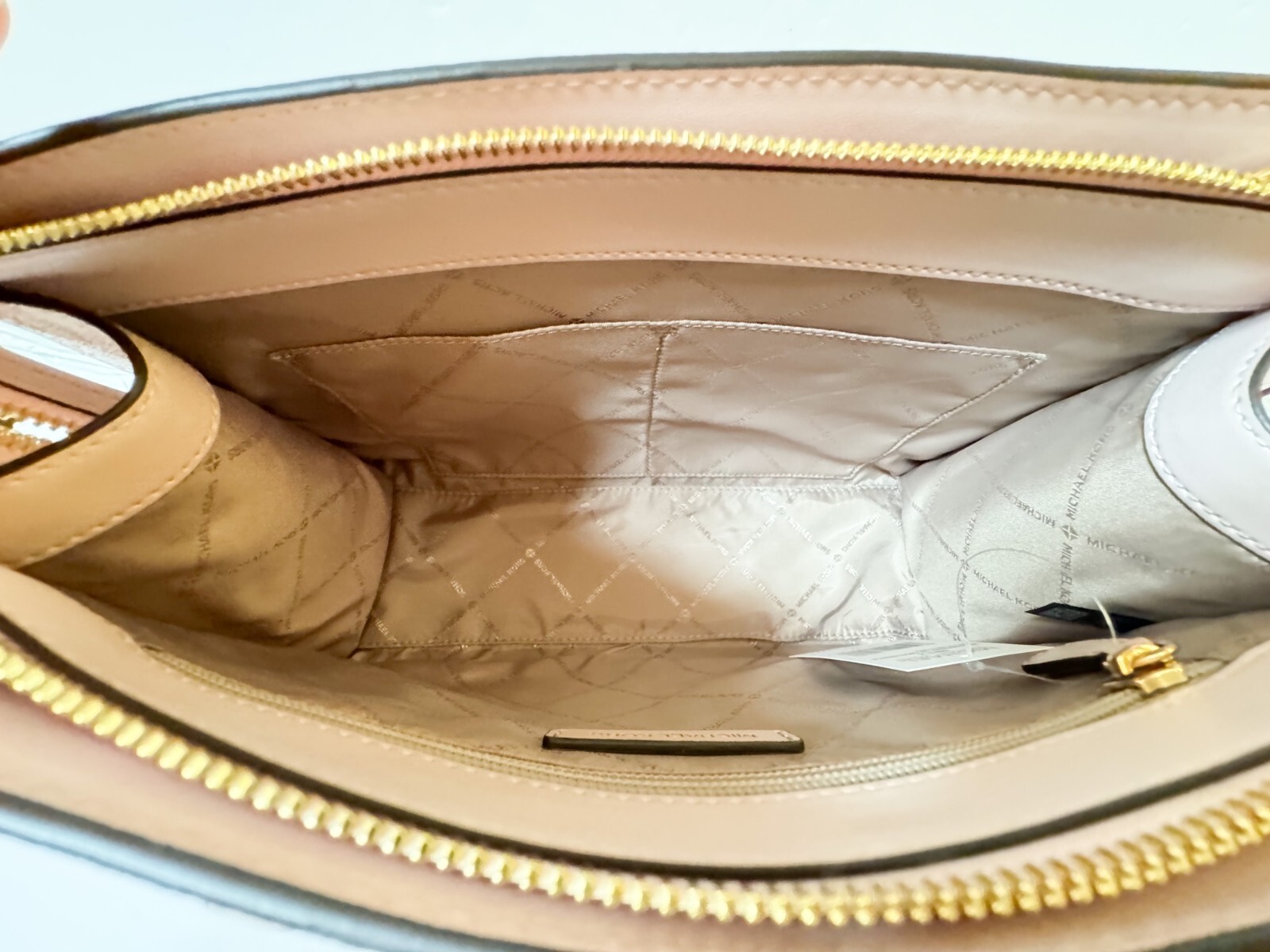 MICHAEL KORS SHEILA MEDIUM CENTER ZIP SATCHEL SHOULDER BAG MK ROSE