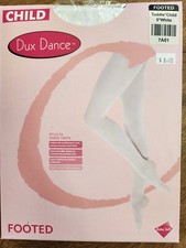 Dux 0 White Children's Footed Tights