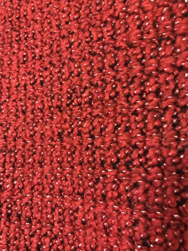 Reduced! Free Shipping! Requirements Red Black Metallic Boucle Jacket - Size 14 - Picture 6 of 8