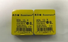 Bussmann MDA-1/2-R Time Delay Fuse, 1/2A, 250V- Lot of 8 - NEW