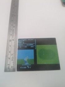 GOLF #41 Family Computer Card Menko Amada Famicom Konami Vintage 1985 Japan A3