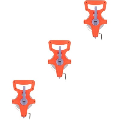  3PCS Langes Maßband Messen Sie 20 m Kunststoff -Rahmen -Klebeband Messband für