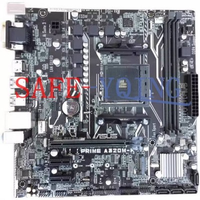 Used Asus Prime PRIME A320M-K Desktop Motherboard A320 Chipset Socket AM4