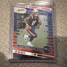 Panini 2024 Absolute Rookie Joe Milton III #197 New England Patriots NFL