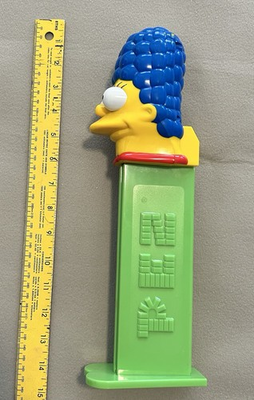 #ad 2003 Giant Talking Marge Simpson PEZ Dispenser Electronic Rare Simpsons $17.99