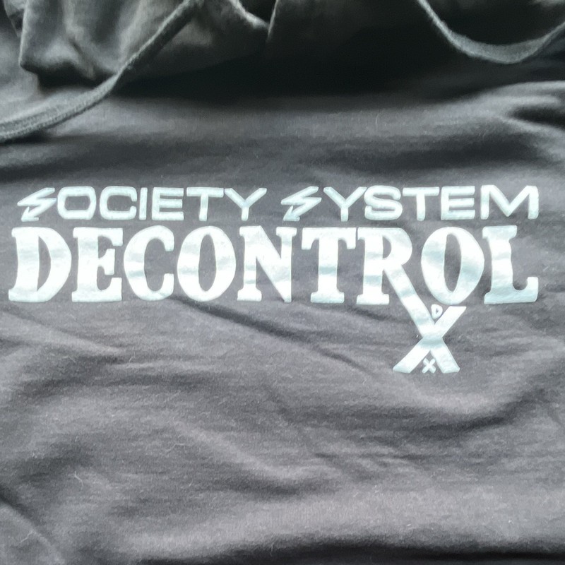  SSD “Society System Decontrol" XLL Men’s Black Pullover Hoodie. 
