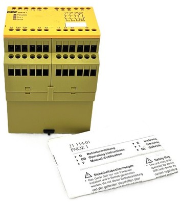 PILZ PNOZ 1 SICHERHEITSÜBERWACHUNGSRELAIS 24VDC 2,5W SCHNELLER VERSAND
