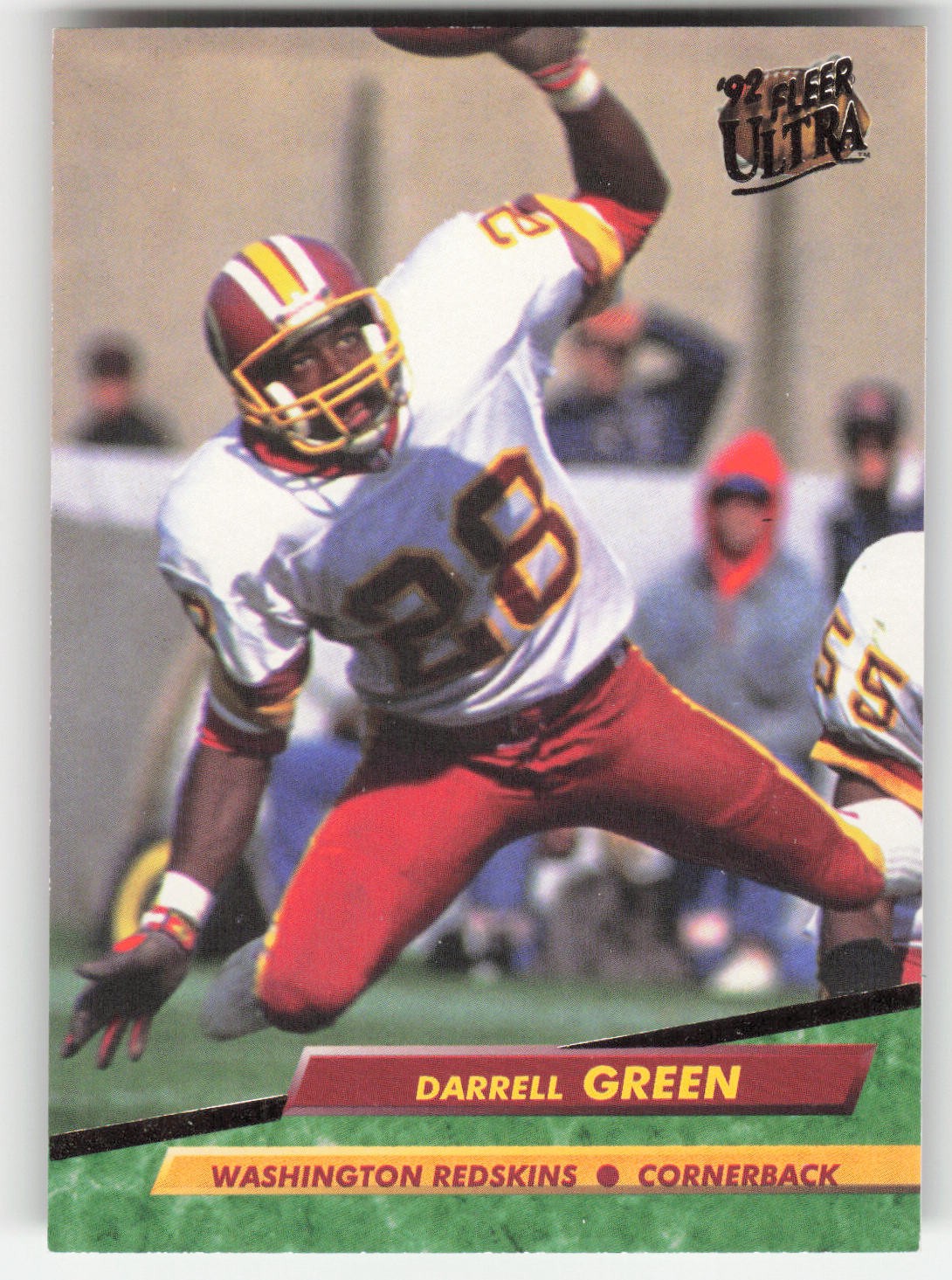 Darrell Green, 1992 Ultra, #404, Washington Redskins,