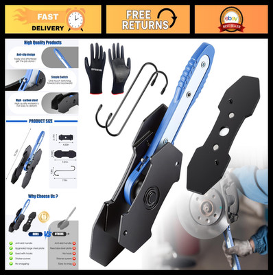 Universal Brake Caliper Compression Tool - 4-in-1 Ratcheting Disc Brake Repair,