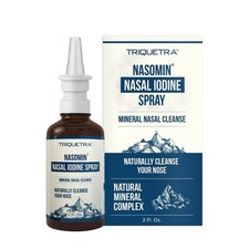 Nasomin Nasal Iodine Nasal Cleanse Neutralize Nose - Iodine Fulvic Acid Ble