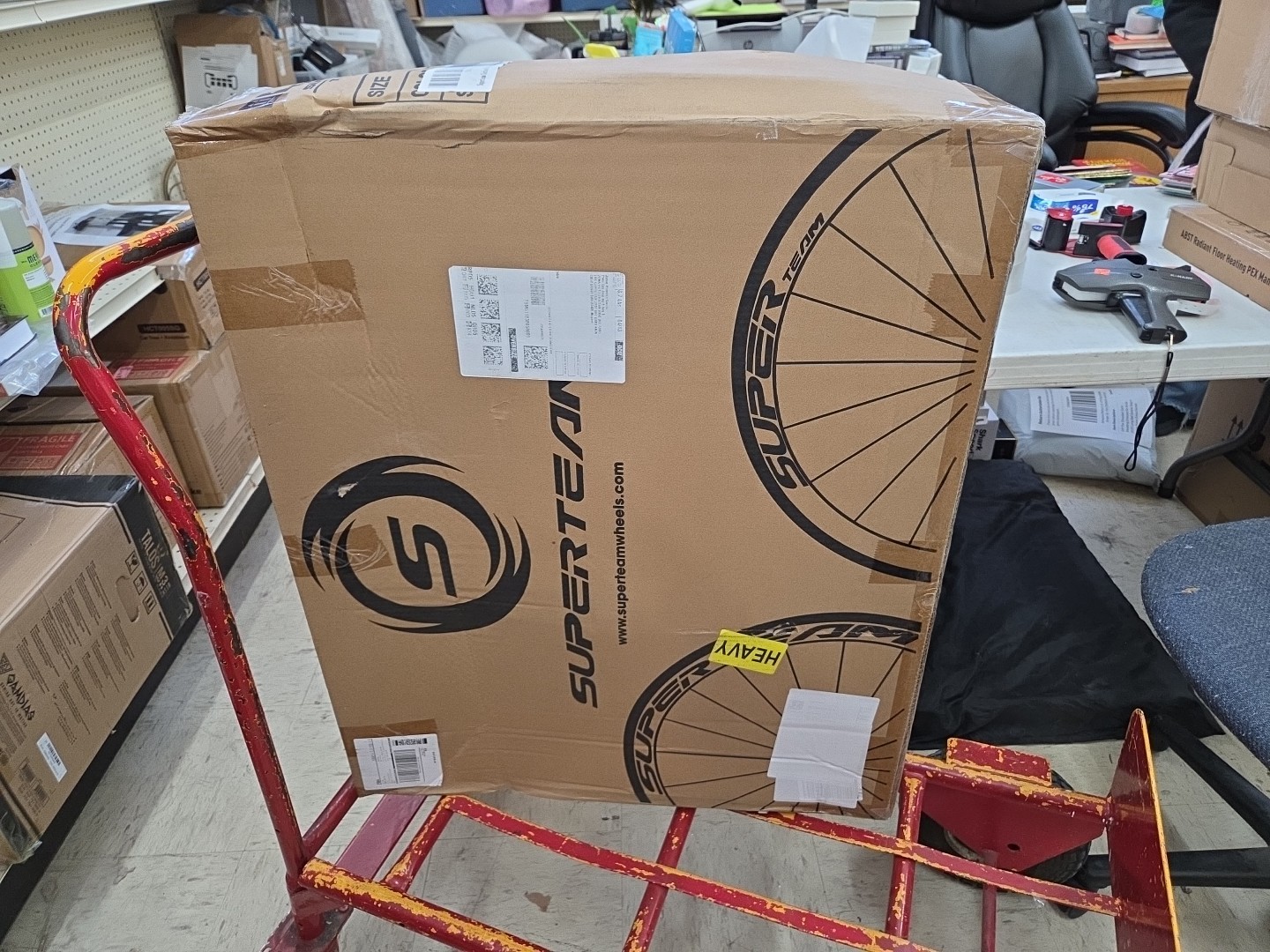 Superteam Carbon Fiber Road Bike Wheels 700C Clincher Wheels