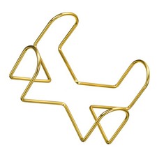 Coaster Holder 4" for Both Round Square Holds 4 Coasters Gold