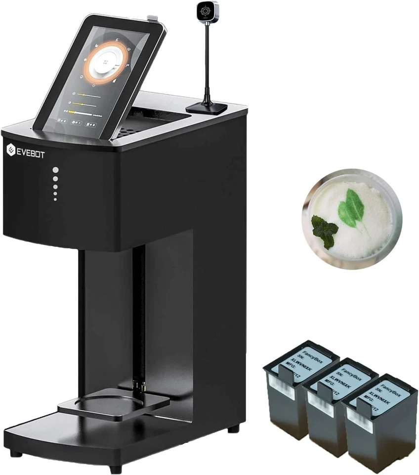 Mini Kaffee Latte Art Drucker EB-FM1 Foto Selfie Drucker für DIY Bilder,