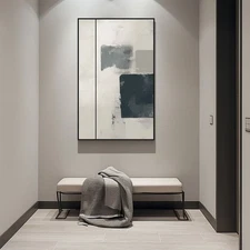 Abstract Minimalism Wall Art Hand Painted Oil Painting On Canvas Living Room 