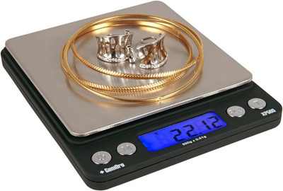 Gemoro Platinum XP500 | Jewelers Pocket Scale | Countertop Portable Scale with D