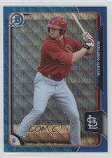 2015 Bowman Chrome Prospects Blue Wave Refractor Rowan Wick #BCP175 0b3