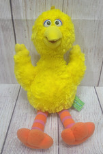 Vintage Gund Sesame Street Plush Big Bird Stuffed Animal Toy Yellow Orange 2002