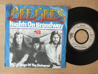 Bee Gees   Nights On Broadway   7'' Single  Vinyl  vg
