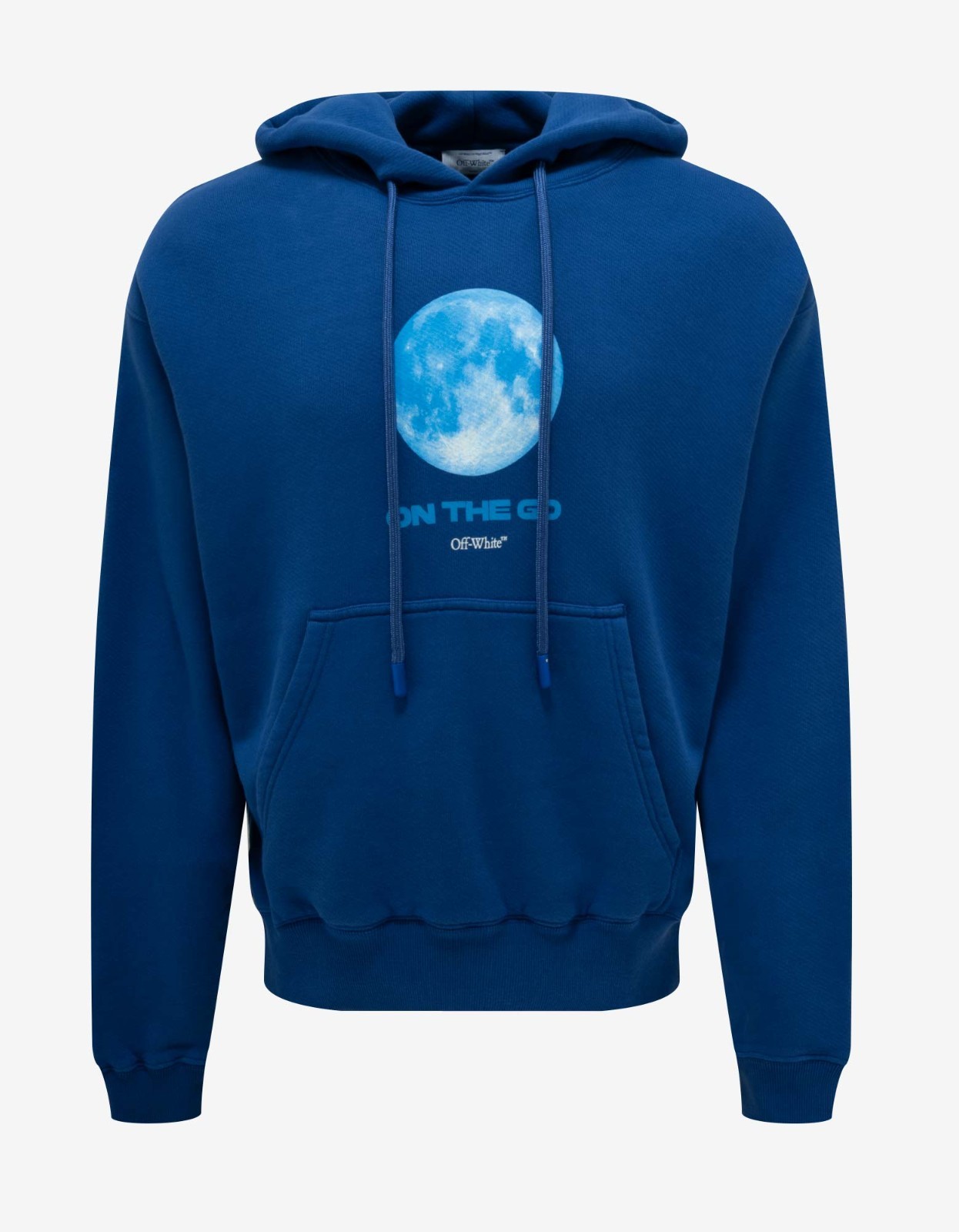 Nueva sudadera con capucha de skate azul blanco roto PVP - 740
