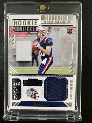 2024 Panini Contenders - Rookie Ticket Variation Drake Maye #RTS-DME (RC, MEM)