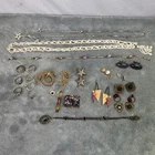 VTG Costume Jewelry Lot Necklaces Brooches Earrings Bracelets Estate