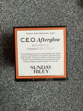 Image of Sunday Riley C.E.O Afterglow Brightening Vitamin C Gel Cream Moisturiser 50g New