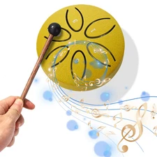 Mini Steel Tongue Drum for Kids 3 Inch 6 Notes Percussion Instrument Handpan USA