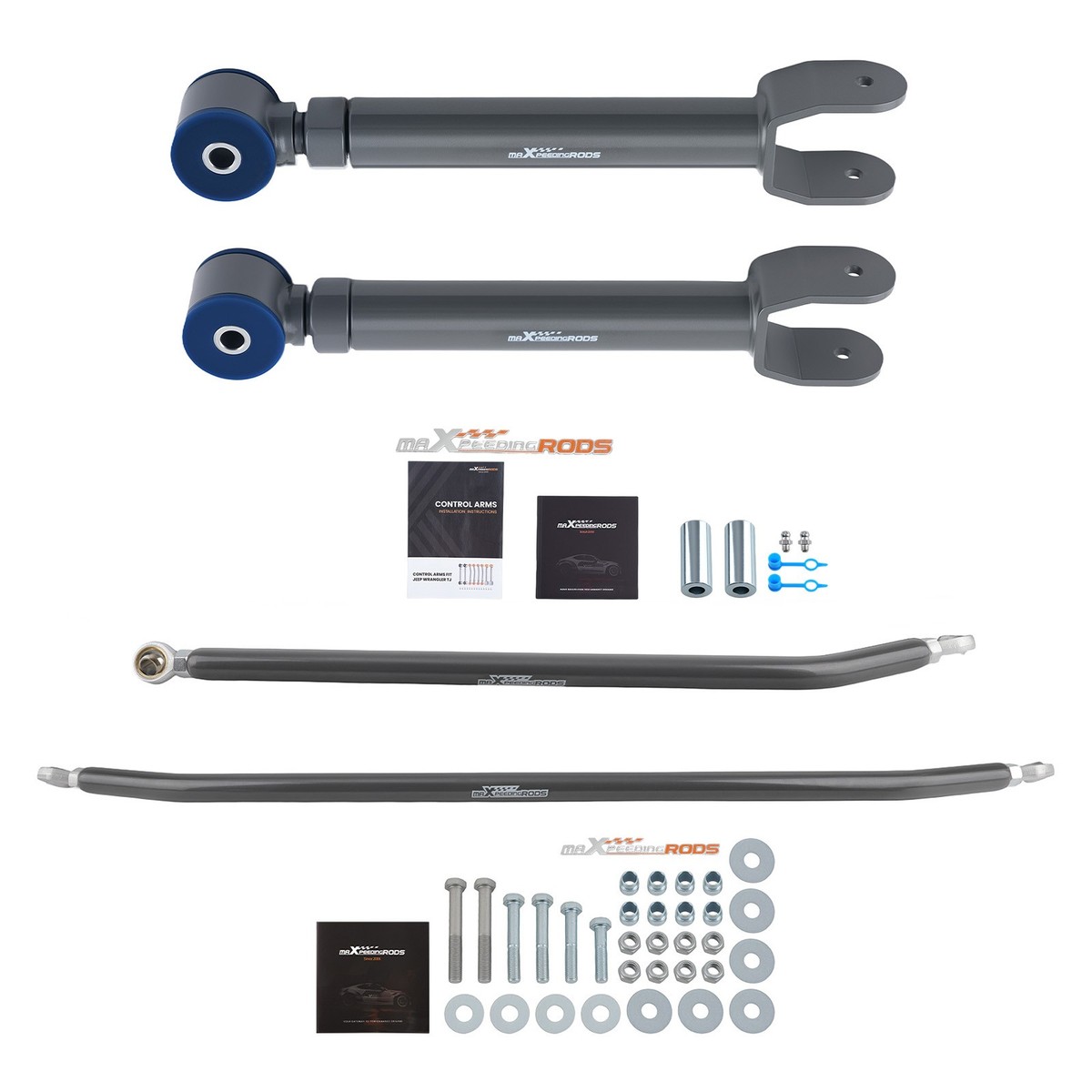 Steering Crossover Kit + Upper Control Arms for Jeep Cherokee XJ