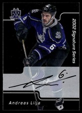 2001-02 Be a Player Signature Series Autographs AUTO Andreas Lilja Rookie Auto
