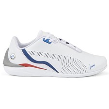 PUMA Bmw M Motorsport Drift Cat Decima Lace Up Youth Boys White Sneakers Casual