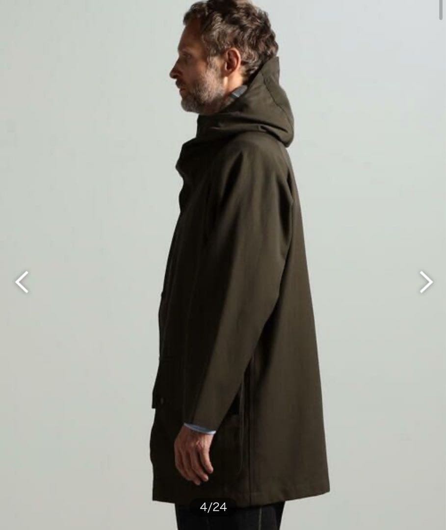 Barbour x TOMORROWLAND Hooded Coat, , Stylish, Lightweight, Japan Sale image 5