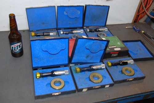 ONE!FOWLER BOWERS VERNIER MICROMETER INTRIMIK 1in-1.5in W/Ring Hole INV=30332