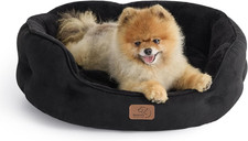Dog Beds for Small Dogs - round Cat Beds for Indoor Cats, Washable Pet Bed for P