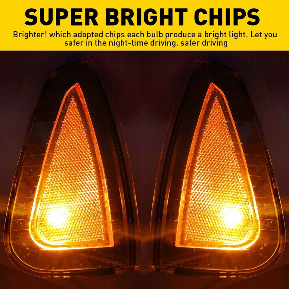 Luces de señalización negras para Dodge Charger 2006-2010 izquierda+derecha Foto 3 de 4