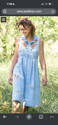 April Cornell Women's Sleeveless Summer Dress Size XL