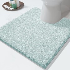 Yimobra U-Shaped Washable Toilet Rugs - Soft, Absorbent Microfiber Bath Mat