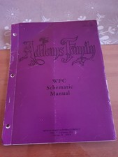 WPC Schematic Manual mit Schaltplänen für Flipper Pinball Addams family Bally