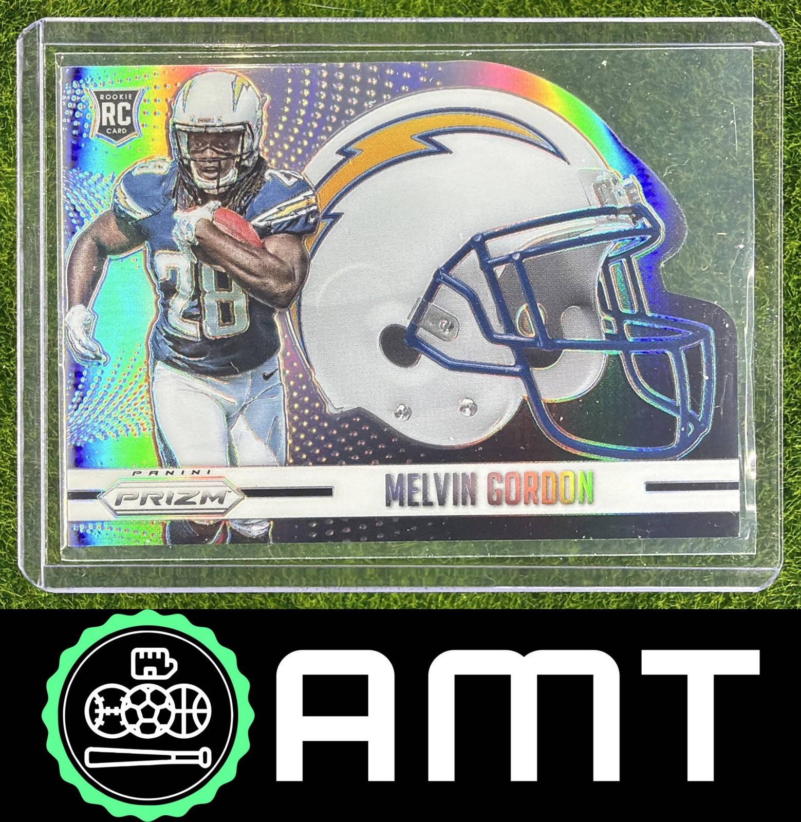 Melvin Gordon Panini Prizm Helmet Die-Cuts #H17 Base