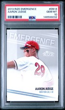 2013 RIZE EMERGENCE #EM-8 AARON JUDGE ROOKIE RC PSA 10