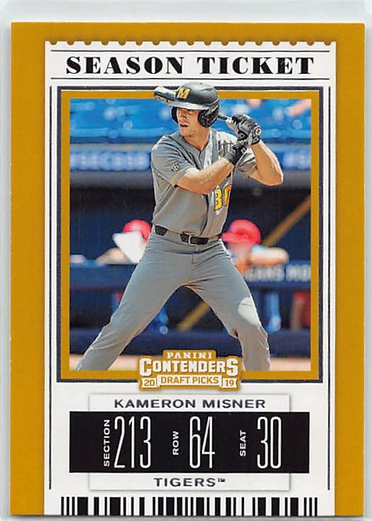 2019 Panini Contenders Draft Picks Collegiate #14b Kameron Misner