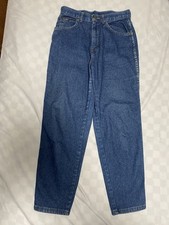 Vintage Chic Women Size 12 Petite Mom high waist denim Jeans Made In USA EUC