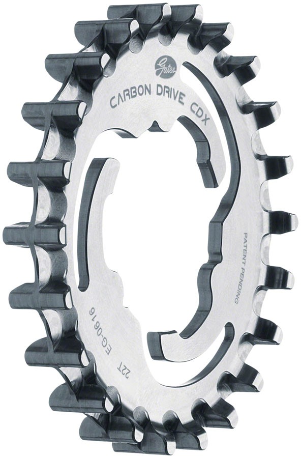 Задняя звездочка Gates Carbon Drive CDX CenterTrack с 3-мя лепестками из нержавеющей стали -